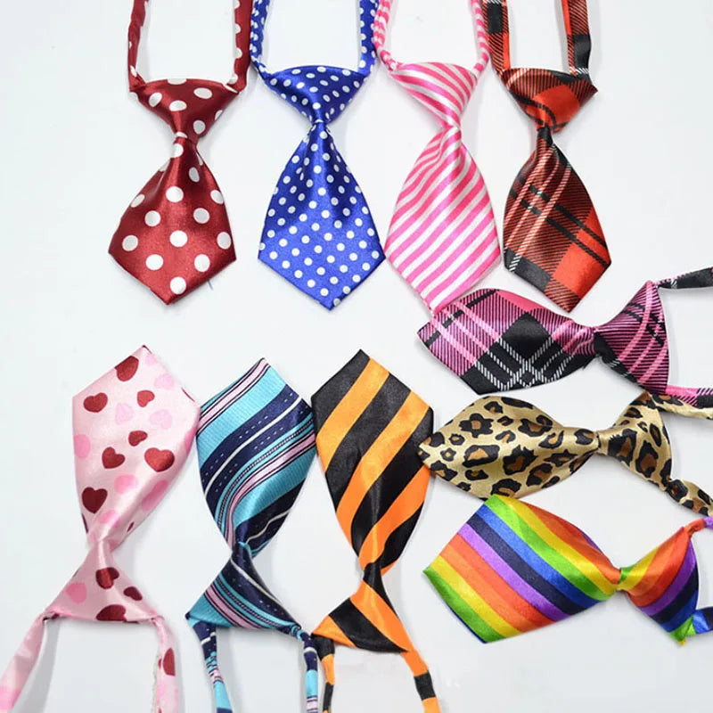 Beautiful Dog Cat Bow Tie Pet Puppy Grooming Cat Bow Tie Collar Adjustable Dog Tie Party Supplies Dog Accessories