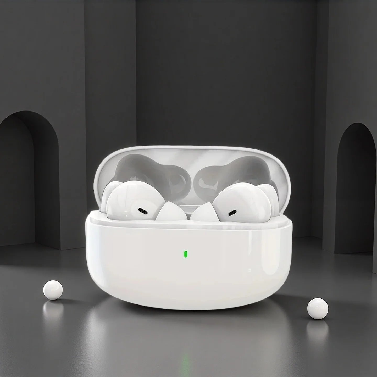 Wireless Bluetooth headset TWS headset with microphone stereo sports in-ear headset touch long standby for all smartphones