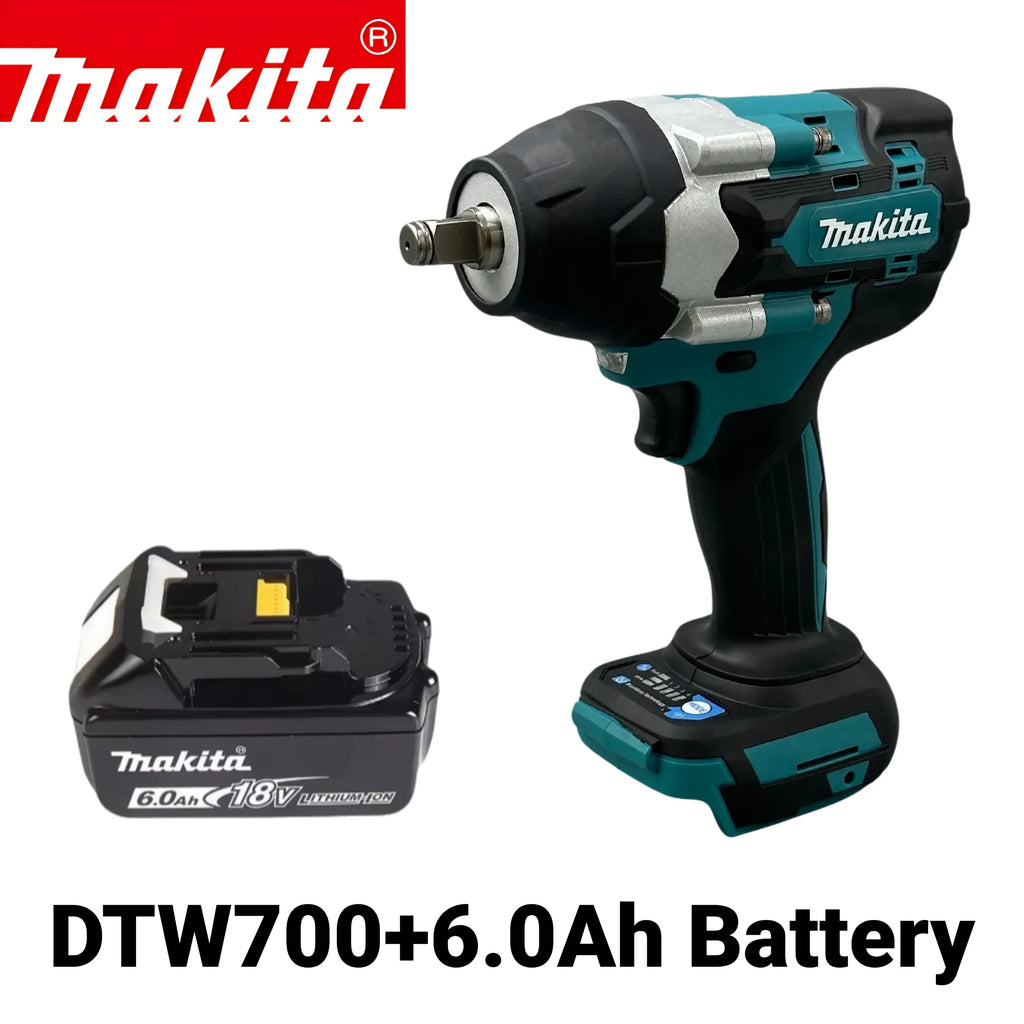 ⚡️⚡️Makita DTW700 18V Brushless Electric Wrench Cordless Drill Screwdriver Free Delivery Large Torque Power Tools Torque Wrench
