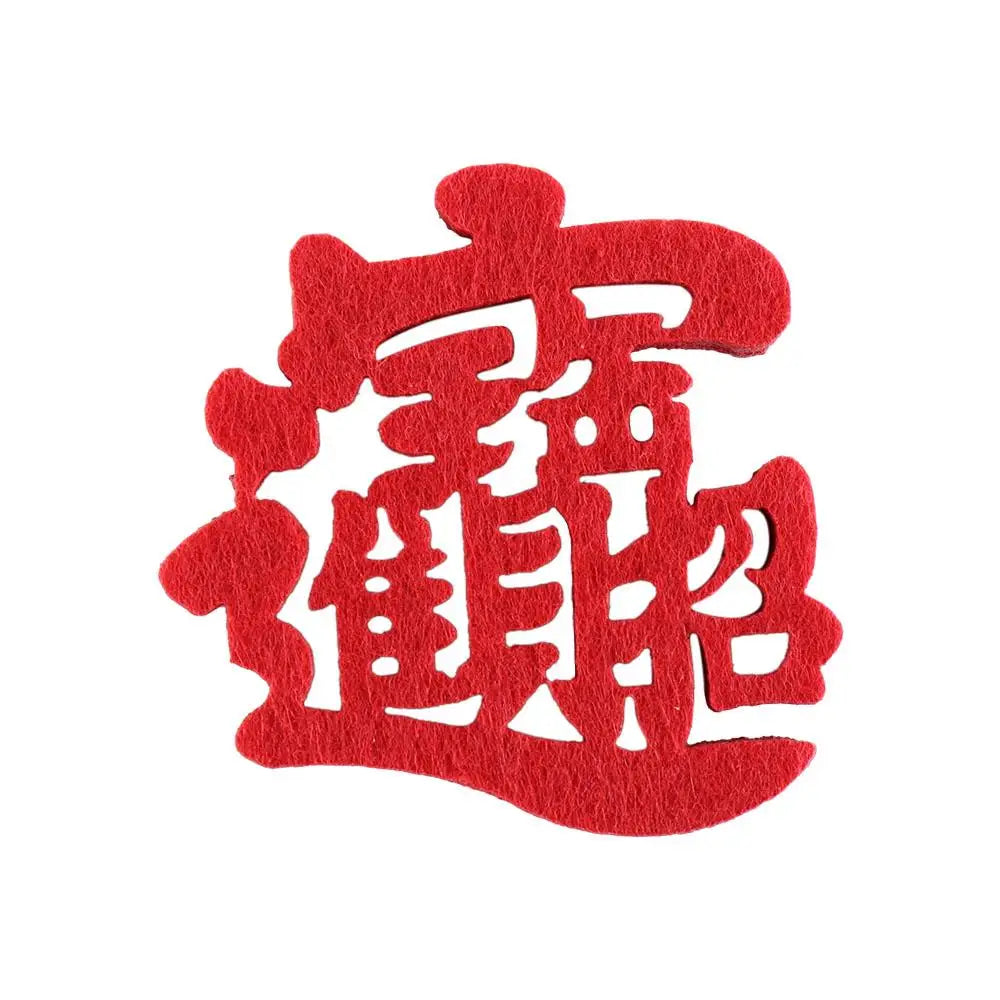 Chinese New Year Window Decorations Fortune Decorations New Home Housewarming Happy Home Decorating Door Stickers