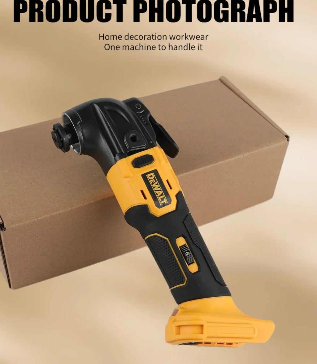 DEWALT 21V Brushless Cordless Oscillating Multi-Tool with 5 Accessories Tool-Free Quick Change for Cutting Sanding Grout Removal