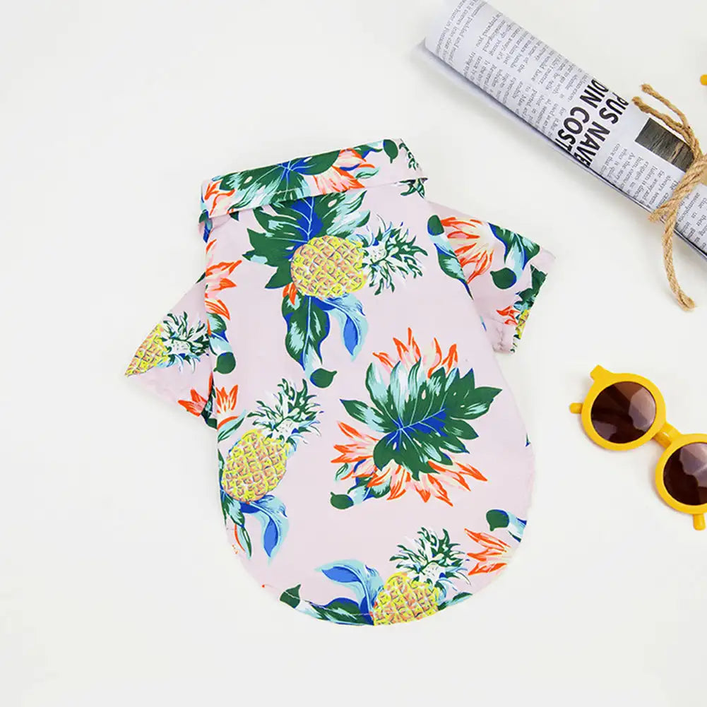 XL-5XL Hawaii Style Cute  T-shirts Comfortable Pet Shirt For Medium Large Dog Puppy Pet Clothes Pet Products