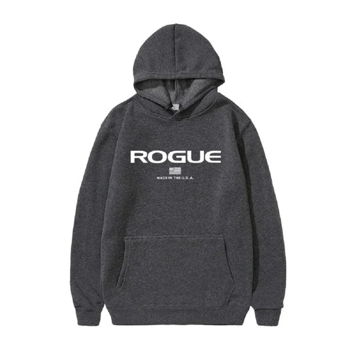 2026 Hoodie New Men's Sports Brand Rogue Fitnes Hooded Sweater Sports Cotton Fleece Men Pullovers Hip Hop hombre ropa Sweatshirt