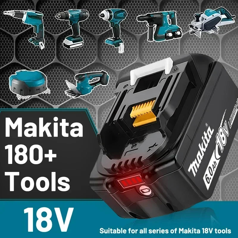 🍃🍃🍃2026 New Makita 18V BL1850B 6.0Ah Lithium Battery for LXT/TD173D/BL1830/BL1860/TW251D/TD251DZ Power Tools Replacement