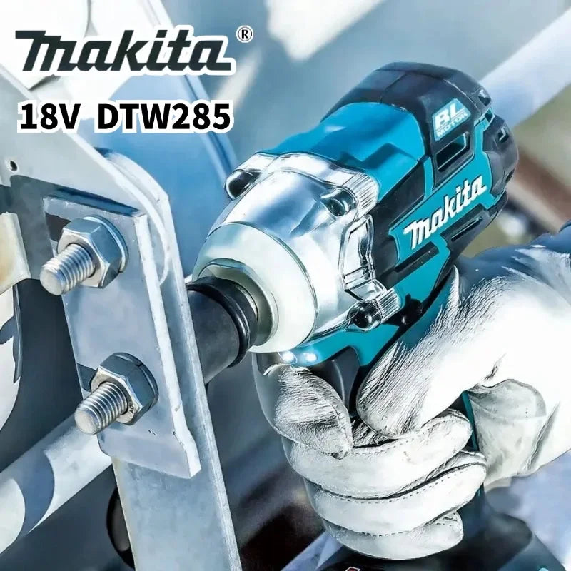 Makita DTW285 Tools Impact Wrench Machine Brushless Cordless Electric Wrench High Torque Rechargable Tool For Makita 18V Battery