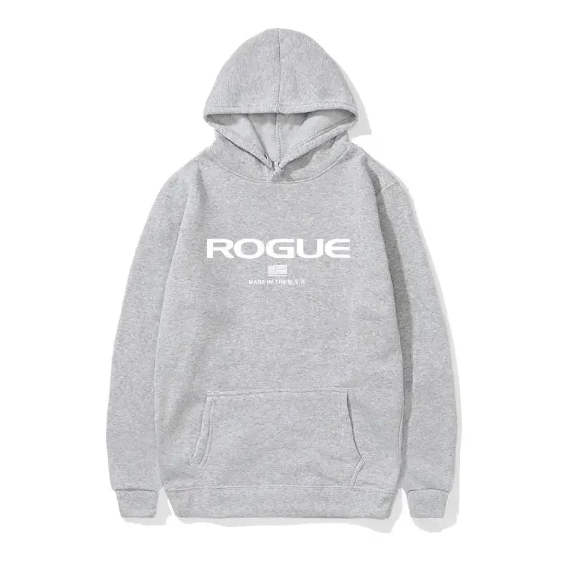 2026 Hoodie New Men's Sports Brand Rogue Fitnes Hooded Sweater Sports Cotton Fleece Men Pullovers Hip Hop hombre ropa Sweatshirt