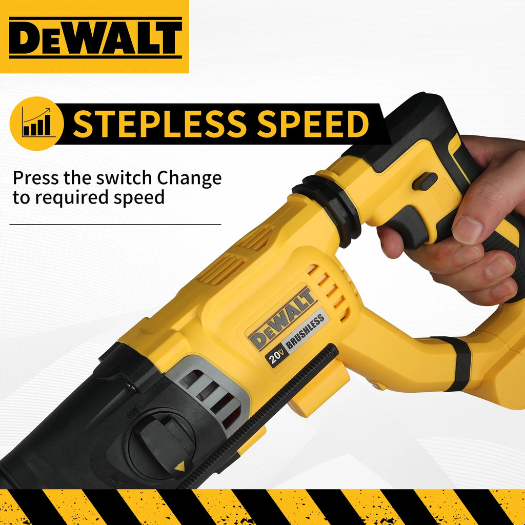 DEWALT DCH263 20V Brushless Wireless Hammer SDS Handle in D Rotary Electric Hammer Concrete Wall Drill Hole Power Tools