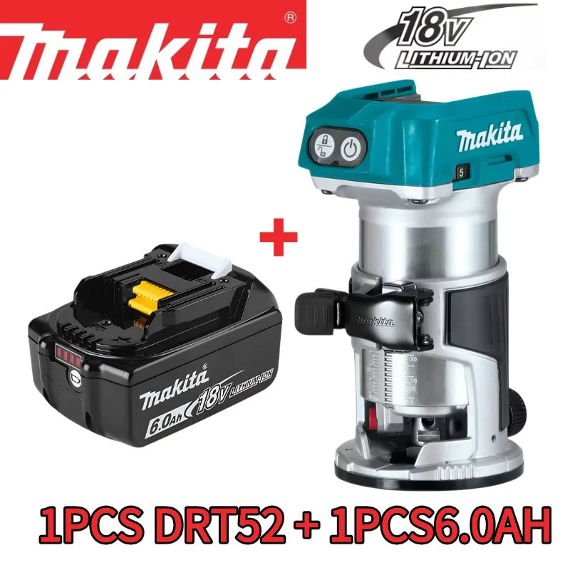 🔥18V multi-function electric woodworking milling and edge trimming machineNEW Makita DRT52 wireless woodworking edge trimmer