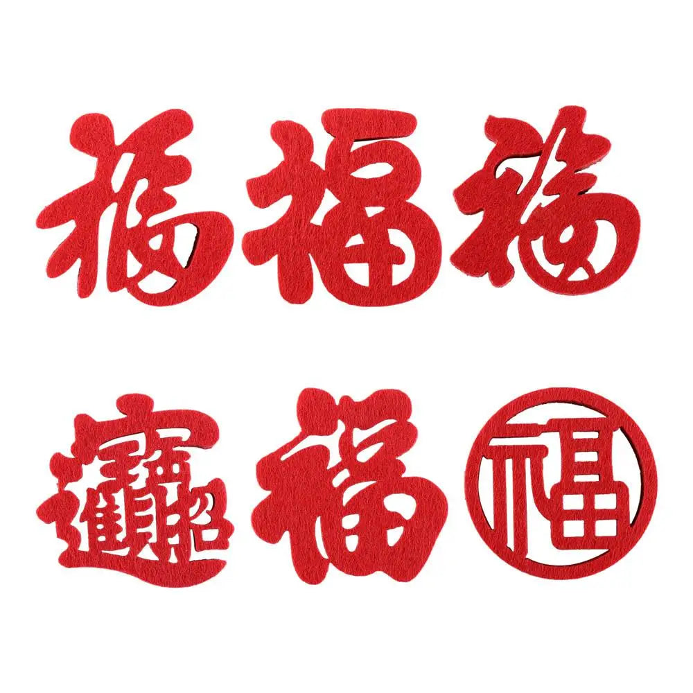 Chinese New Year Window Decorations Fortune Decorations New Home Housewarming Happy Home Decorating Door Stickers