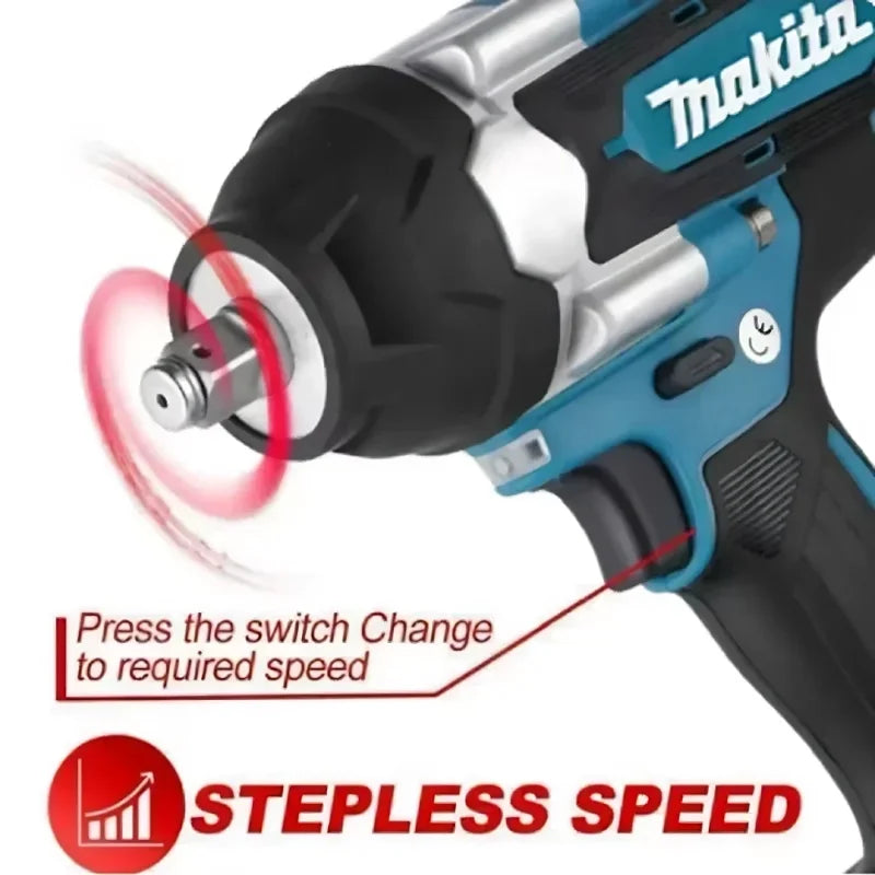 ⚡️⚡️Makita DTW700 18V Brushless Electric Wrench Cordless Drill Screwdriver Free Delivery Large Torque Power Tools Torque Wrench