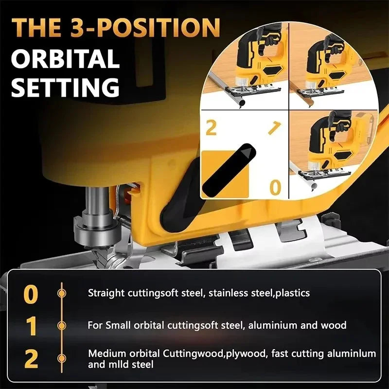 Dewalt  2700RPM Brushless Curve Saw Cordless Electric Jig Saw Portable Multifunction Adjustable Woodworking 20V Power Tool