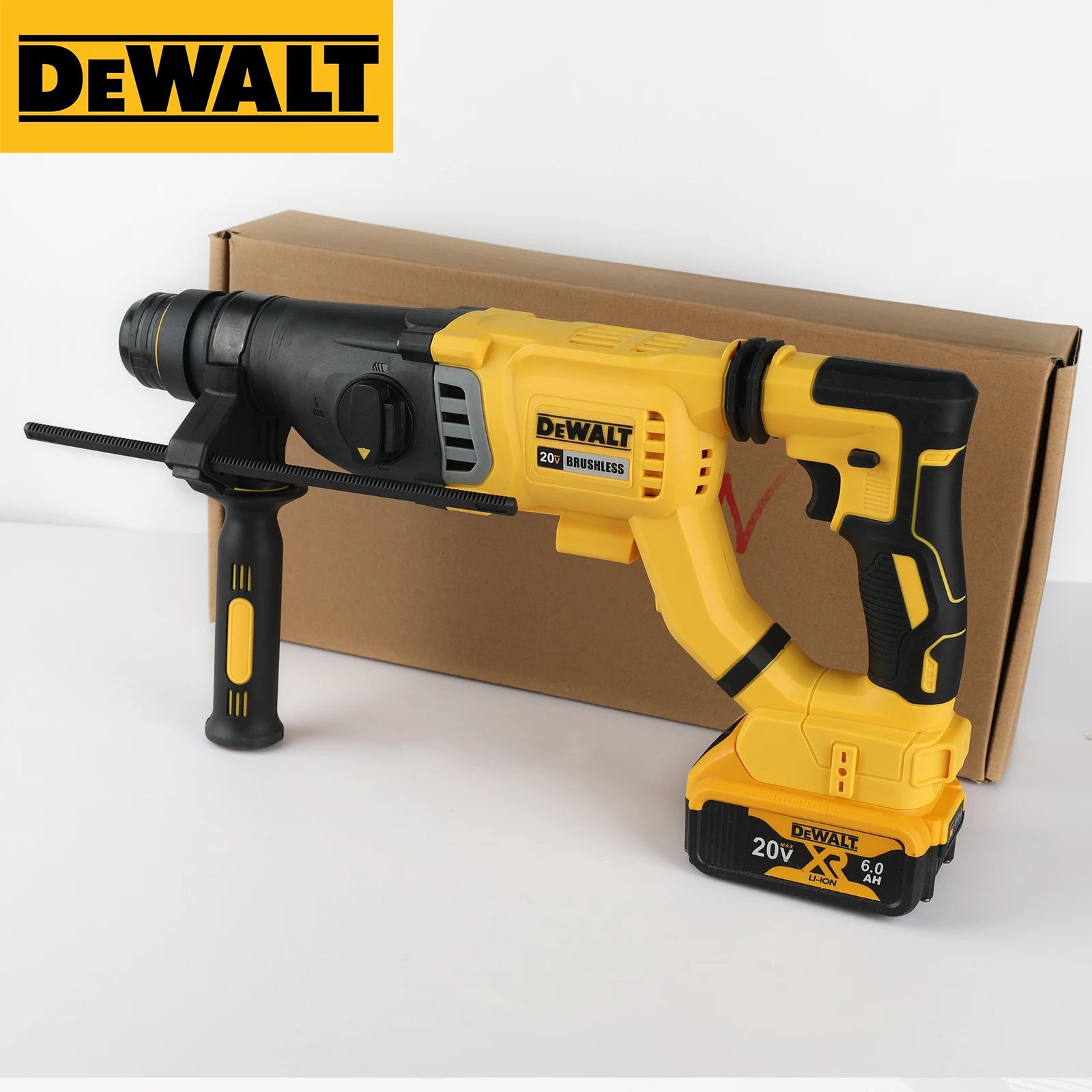 DEWALT DCH263 20V Brushless Wireless Hammer SDS Handle in D Rotary Electric Hammer Concrete Wall Drill Hole Power Tools