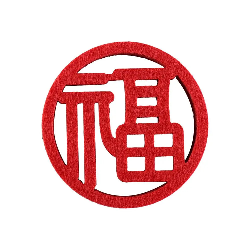 Chinese New Year Window Decorations Fortune Decorations New Home Housewarming Happy Home Decorating Door Stickers