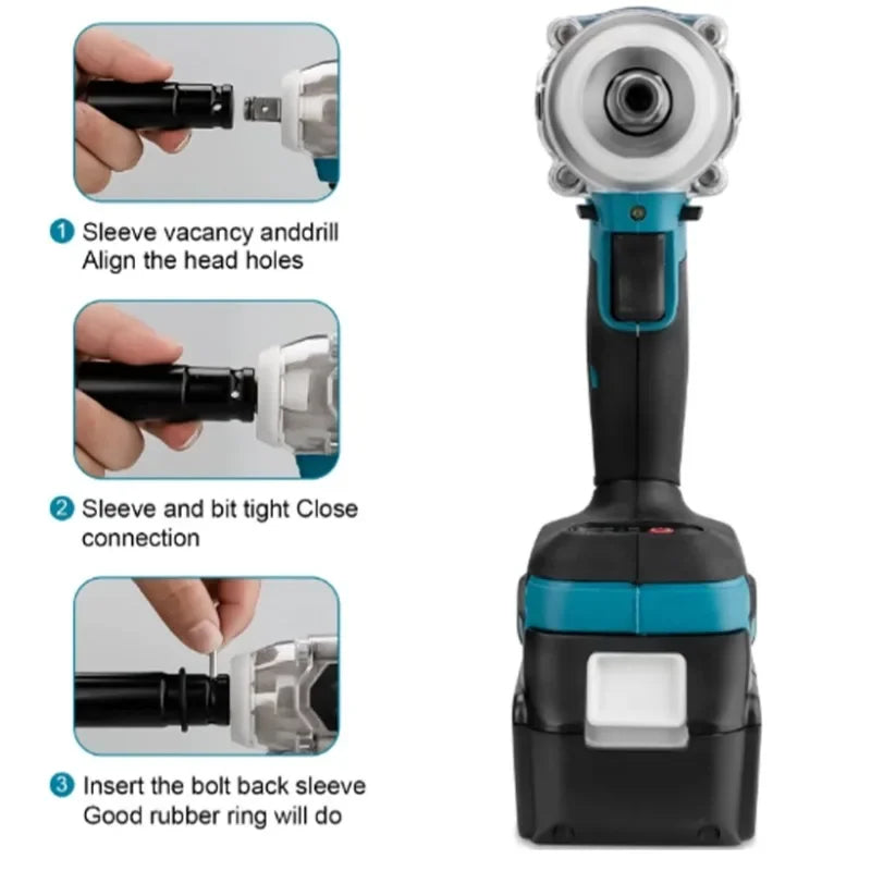 Makita DTW285 Tools Impact Wrench Machine Brushless Cordless Electric Wrench High Torque Rechargable Tool For Makita 18V Battery