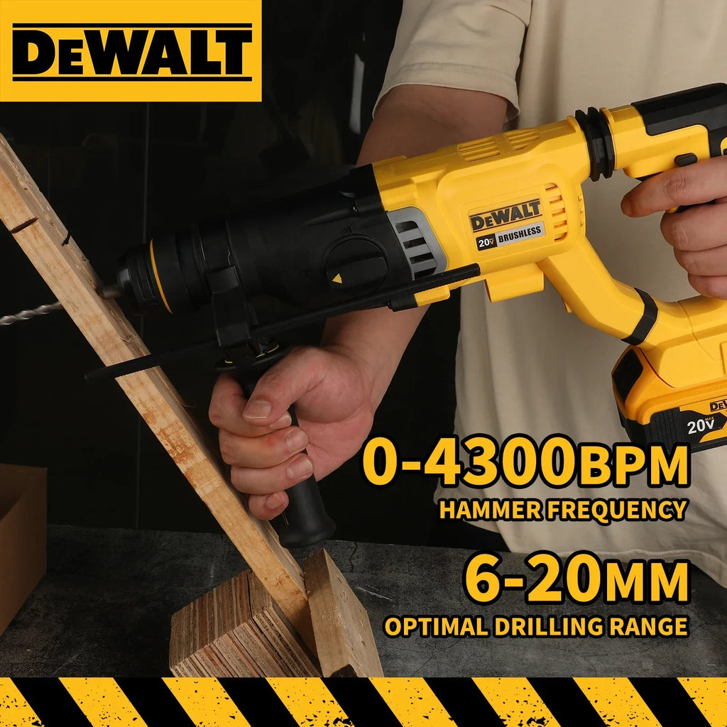 DEWALT DCH263 20V Brushless Wireless Hammer SDS Handle in D Rotary Electric Hammer Concrete Wall Drill Hole Power Tools