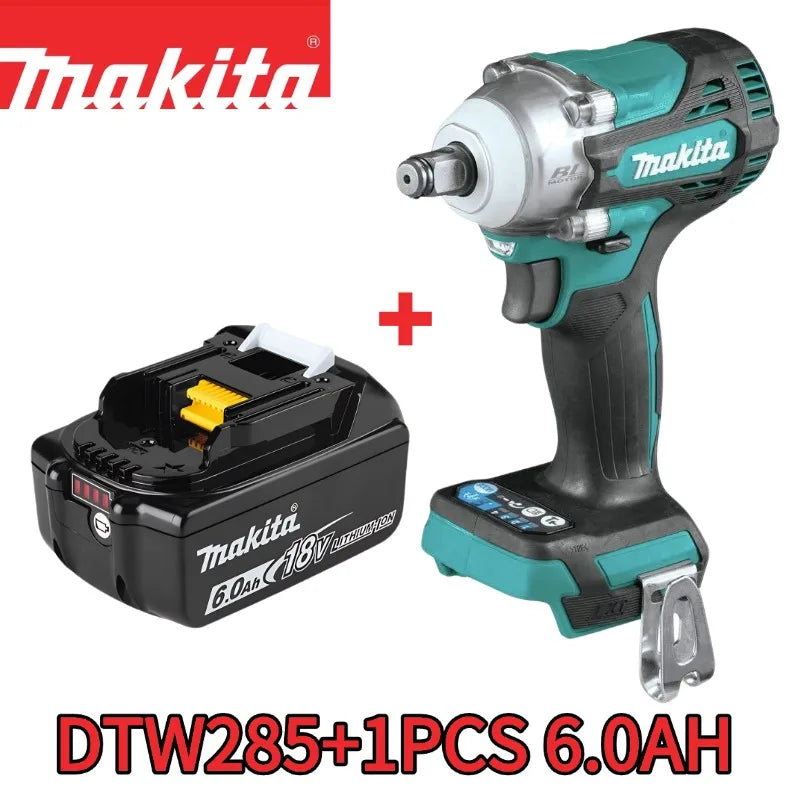 Makita DTW285 Tools Impact Wrench Machine Brushless Cordless Electric Wrench High Torque Rechargable Tool For Makita 18V Battery