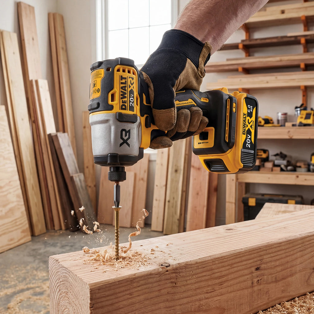 DEWALT 3400RPM DCF845 Brushless Cordless Impact Driver 20V Electric Screwdriver Compact Industrial DIY Repair Power Tools