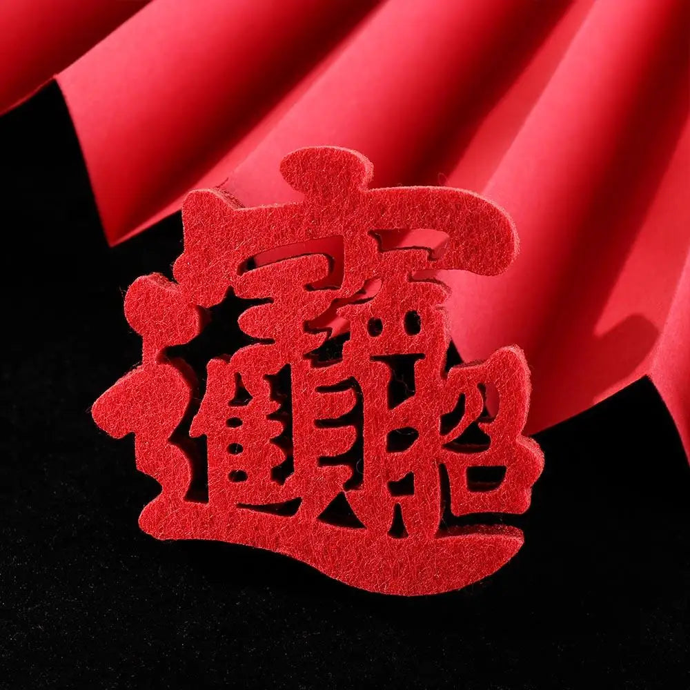 Chinese New Year Window Decorations Fortune Decorations New Home Housewarming Happy Home Decorating Door Stickers