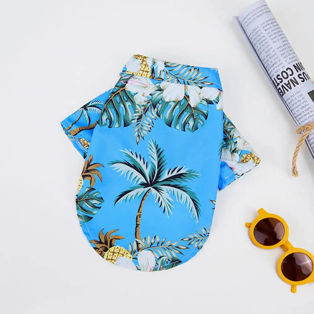 XL-5XL Hawaii Style Cute  T-shirts Comfortable Pet Shirt For Medium Large Dog Puppy Pet Clothes Pet Products