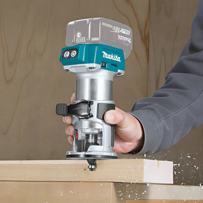 🔥18V multi-function electric woodworking milling and edge trimming machineNEW Makita DRT52 wireless woodworking edge trimmer