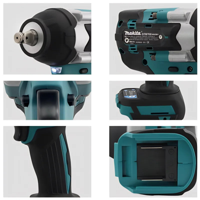⚡️⚡️Makita DTW700 18V Brushless Electric Wrench Cordless Drill Screwdriver Free Delivery Large Torque Power Tools Torque Wrench