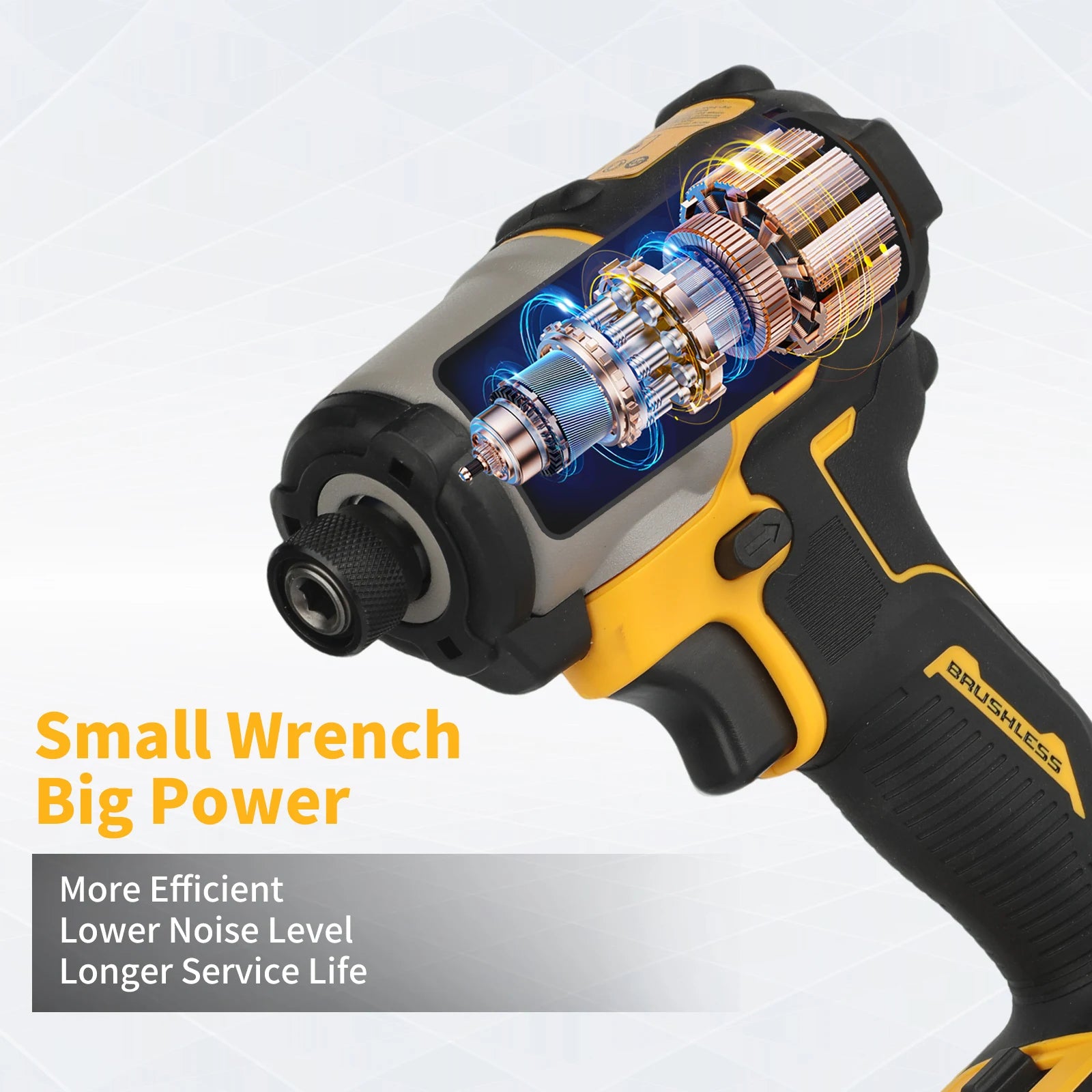 DEWALT 3400RPM DCF845 Brushless Cordless Impact Driver 20V Electric Screwdriver Compact Industrial DIY Repair Power Tools
